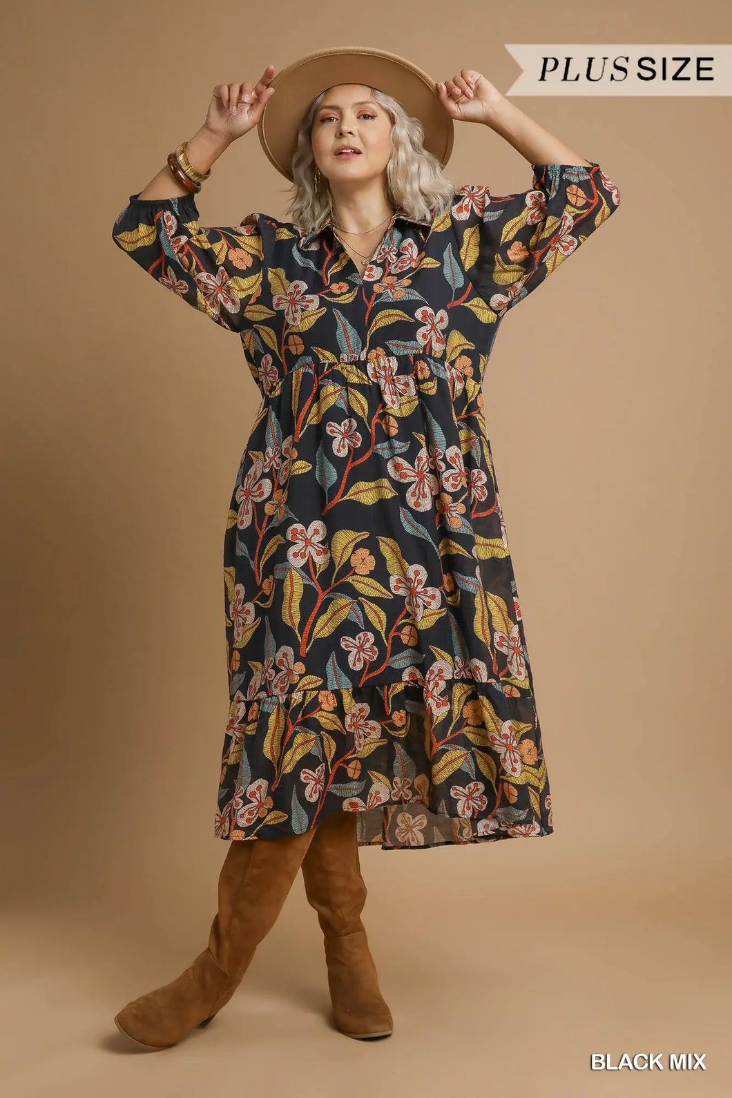 Botanical Dreams Midi Dress