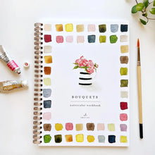 Load image into Gallery viewer, Bouquet Watercolor Workbook
