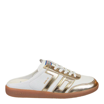 [PREORDER] Easter Metallic Gold Backless Sneaker