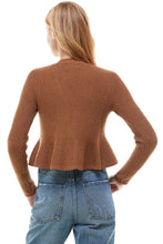 Load image into Gallery viewer, Eloise Cropped Peplum Top
