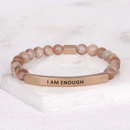 I Am Enough Sunstone Bracelet