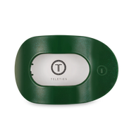 Mistletoe Large Flat Round Hair Clip