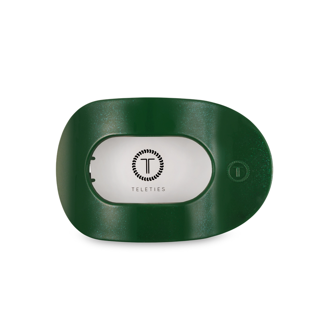 Mistletoe Medium Flat Round Hair Clip