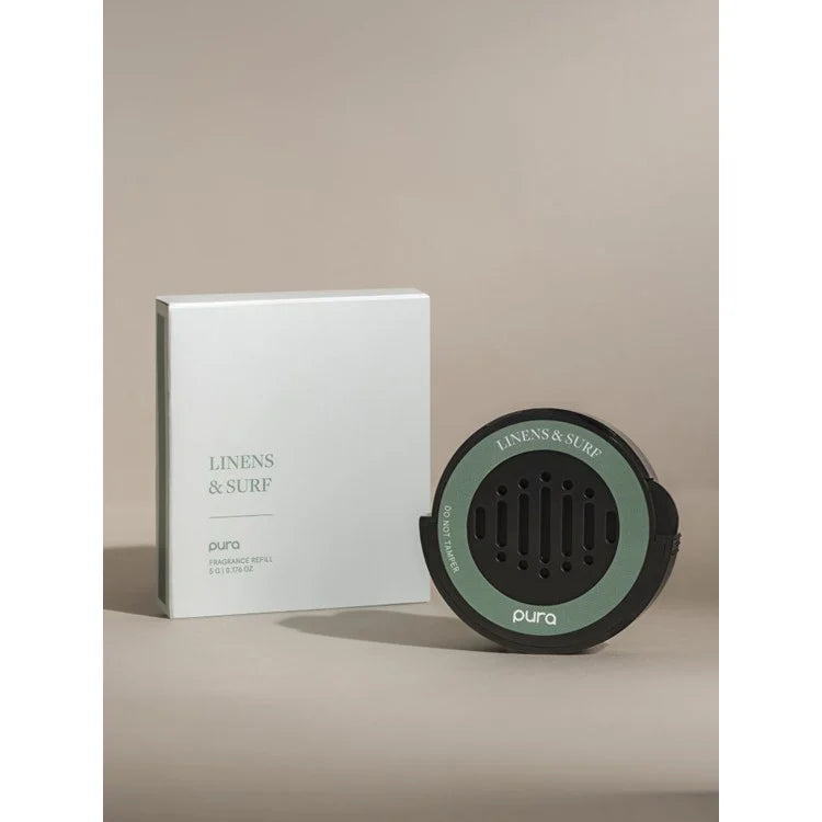 Pura Car Fragrance Diffuser Refill Linens & Surf