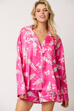 Load image into Gallery viewer, Satin Nutcracker Pajama Set
