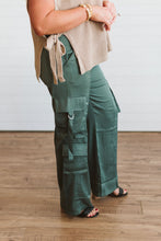 Load image into Gallery viewer, Miss Independent Silk Cargo Pants
