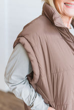 Load image into Gallery viewer, Espresso Enthusiast Puffer Vest
