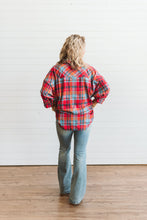 Load image into Gallery viewer, Red Hots Plaid Button-Up
