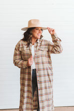 Load image into Gallery viewer, Not Dunn Yet Flannel Shirt Jacket
