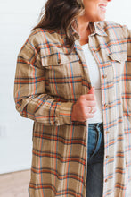 Load image into Gallery viewer, Not Dunn Yet Flannel Shirt Jacket
