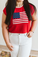 Load image into Gallery viewer, Land of The Free Sweater Vest

