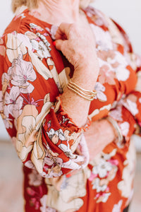 Mabree Floral Blouse