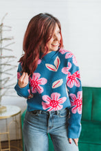 Load image into Gallery viewer, Leilani Flower Knit Sweater
