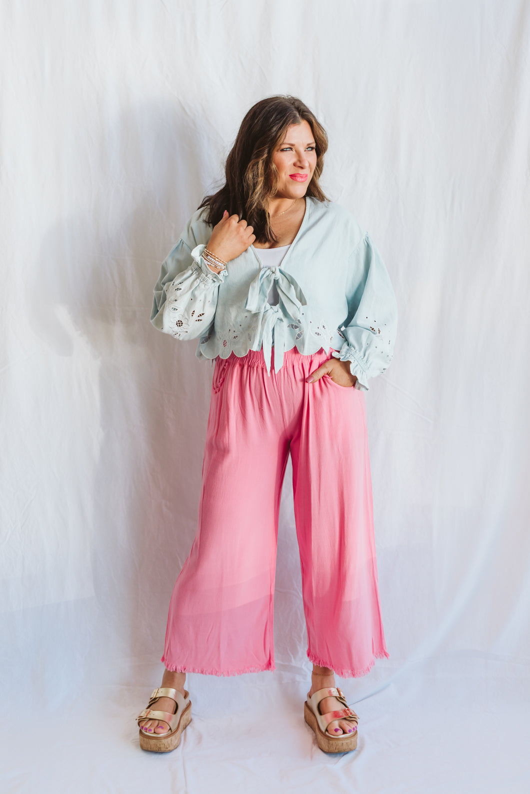 Cotton Candy Linen Pants