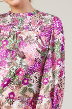 Load image into Gallery viewer, Wild Orchid Smock Neckline Top
