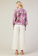 Load image into Gallery viewer, Wild Orchid Smock Neckline Top
